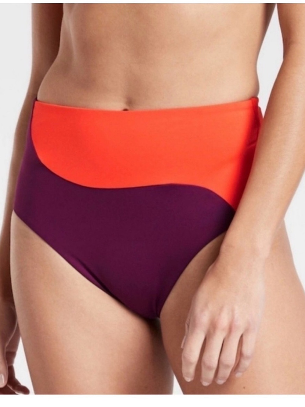 👙Athleta ASYM High Waist Bikini Bottom👙Sz M